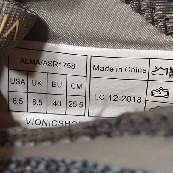 Vionic - Brisk Alma - Sneakers - Blue/Gray - Women's - 8.5 - ALMA/ASR1758 - Picture 9 of 9